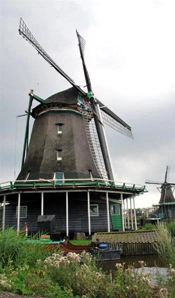 Zaanse schans - chốn bình yên của những cối xay gió