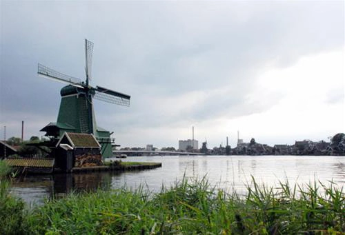 Zaanse schans - chốn bình yên của những cối xay gió