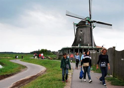 Zaanse schans - chốn bình yên của những cối xay gió