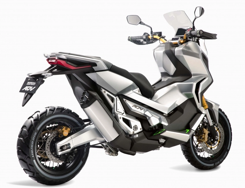 2017 honda x-adv adventure scooter đi vào sản xuất