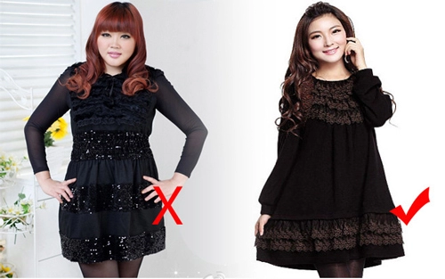 6 tiểu xảo giúp gái béo trở nên thanh thoát