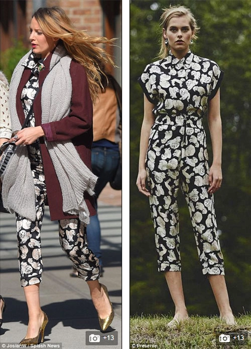 Bà bầu học lỏm thời trang sành điệu của blake lively