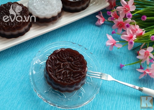 Bánh trung thu rau câu vị cacao thanh mát