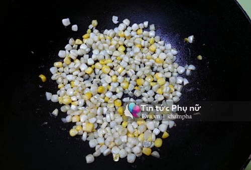 Bắp xào tép đơn giản mà ngon