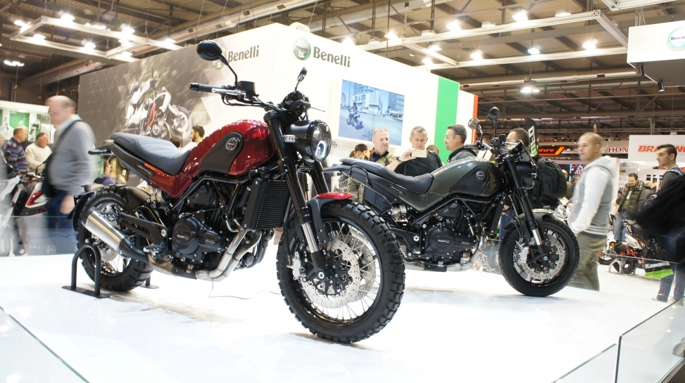 Benelli leoncino 500 và 500t đi lòng vòng tại eicma 2016