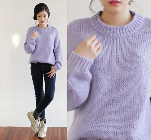 Bí quyết mix áo len siêu ấm và thời trang
