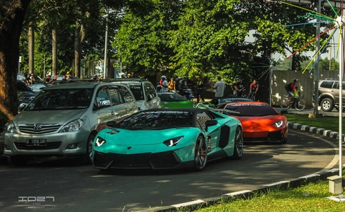  biệt đội lamborghini náo loạn jakarta 