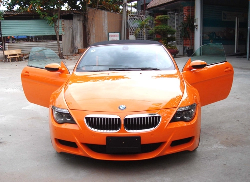  bmw m6 mui trần màu cam 