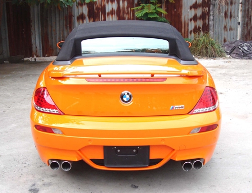  bmw m6 mui trần màu cam 