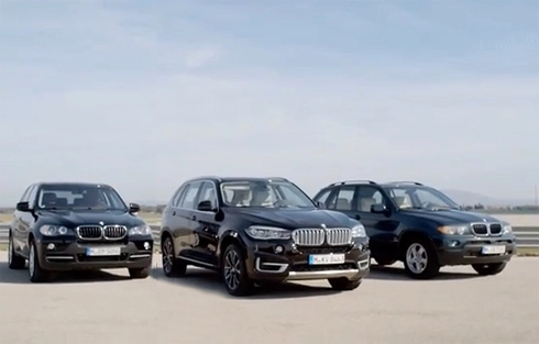  bmw so sánh 3 thế hệ x5 