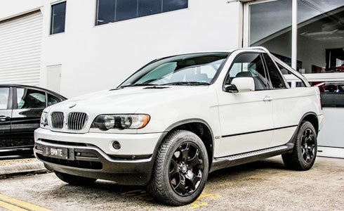  bmw x5 độ thành xe bán tải 