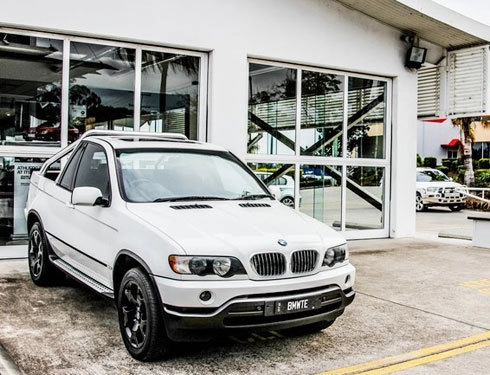  bmw x5 độ thành xe bán tải 