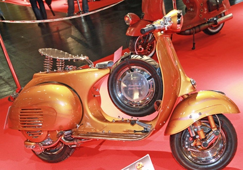  bộ 3 vespa độ ấn tượng ở intermot 