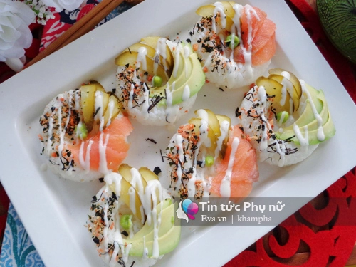 Cách làm sushi donut vừa đẹp vừa ngon