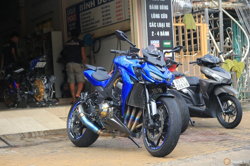 Cặp đôi z1000 và zx10r của bình dương team độ nổi bật