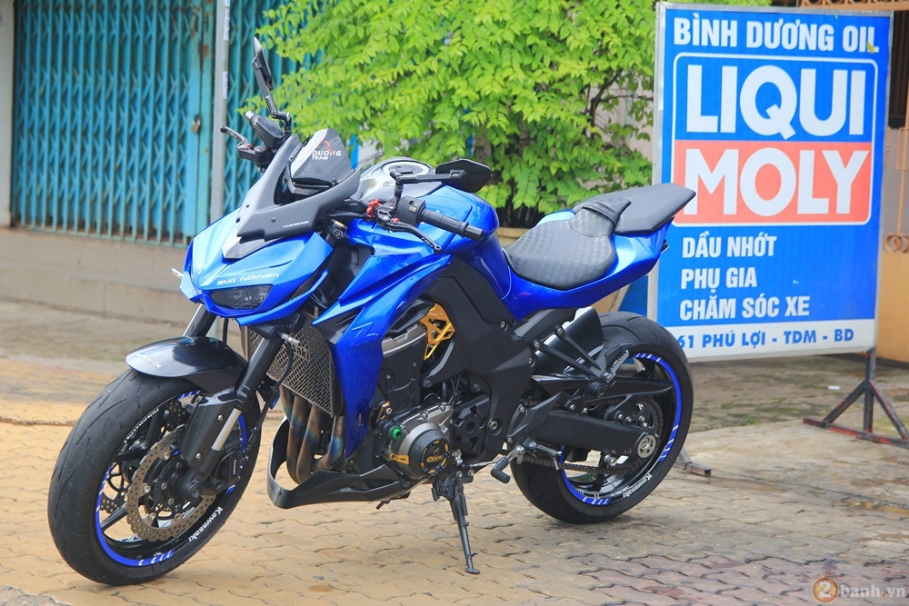 Cặp đôi z1000 và zx10r của bình dương team độ nổi bật