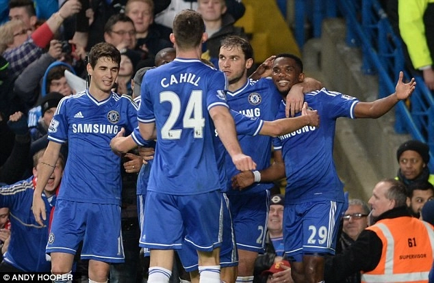 Chelsea 31 mu báo đen samuel etoo lập hat-trick