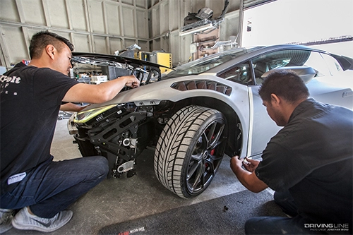  chi tiết lamborghini huracan độ bodykit vorsteiner 