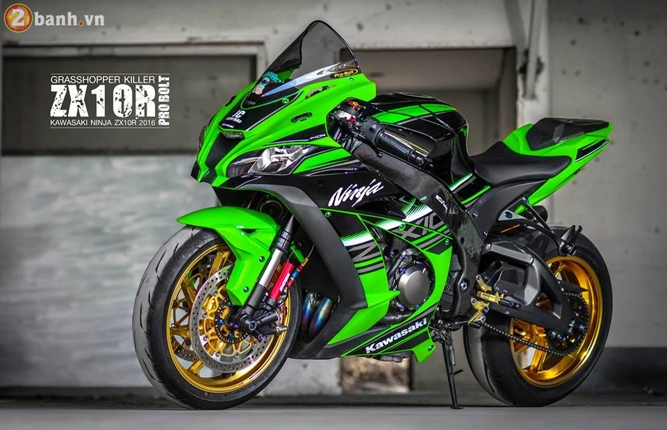 Chiêm ngưỡng chiếc kawasaki ninja zx-10r 2016 độ tuyệt đẹp của biker thái lan