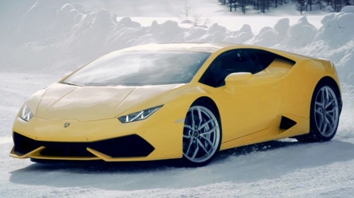 Chiêm ngưỡng lamborghini huracan trượt băng cực đỉnh