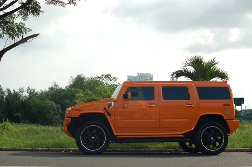  chiến binh hummer h2 ở sài gòn 