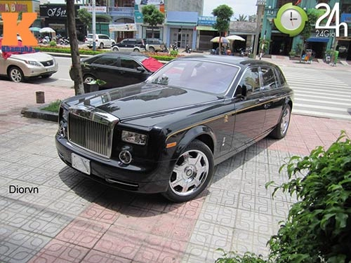 choáng rolls-royce rồng xịn rồng giả đất mỏ