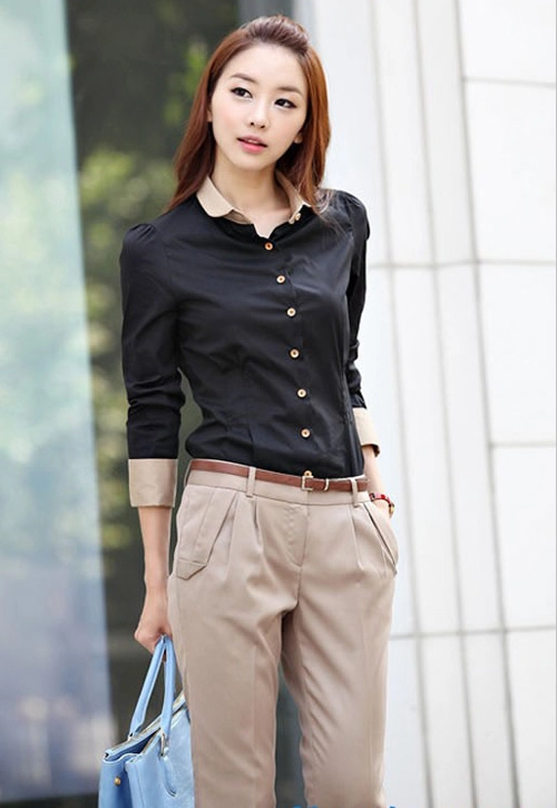 Chọn đồ công sở cho nàng vai ngang