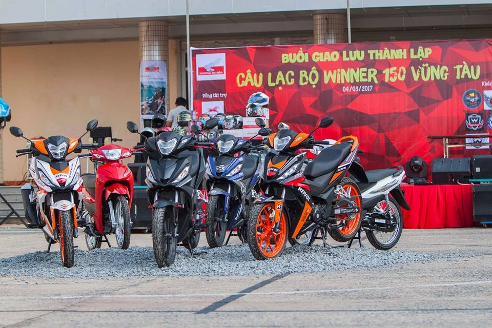 Clb winner 150 vũng tàu ra mắt hoành tráng với hàng trăm xe tham dự