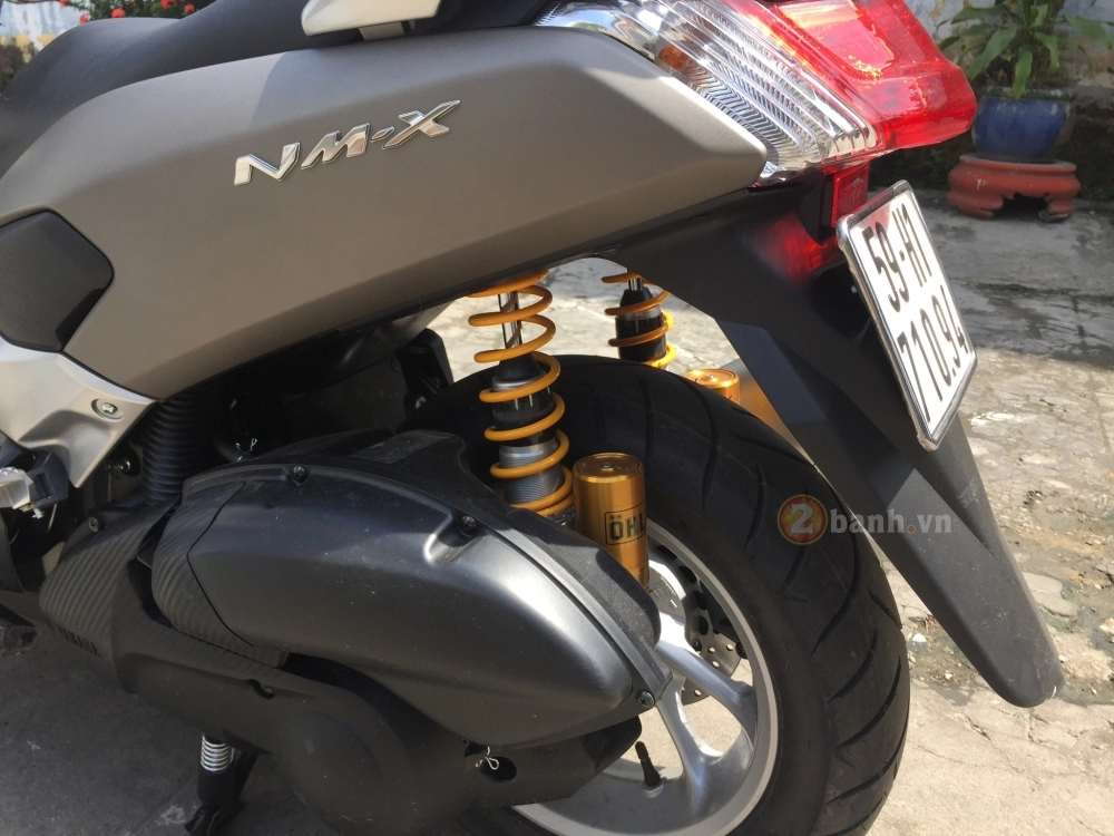 clip - cận cảnh yamaha nmx độ phuộc ohlins đã lên pô 4road