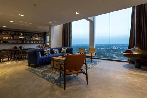 Còn độc thân chàng doanh nhân hà nội vẫn chi tiền tỷ sửa penthouse xa xỉ