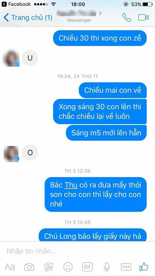 Cười bò với những tin nhắn giữa bố mẹ và con khi phụ huynh quá kiệm lời