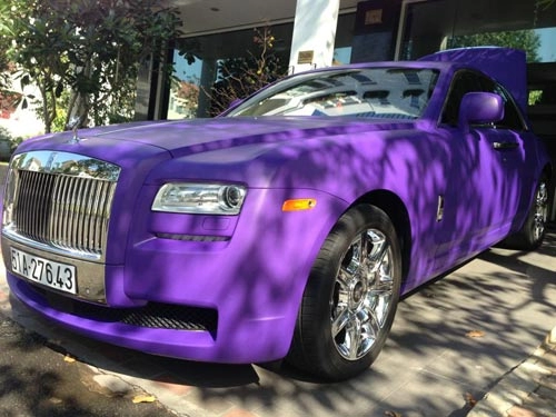 Cường đô la phủ màu độc cho rolls-royce