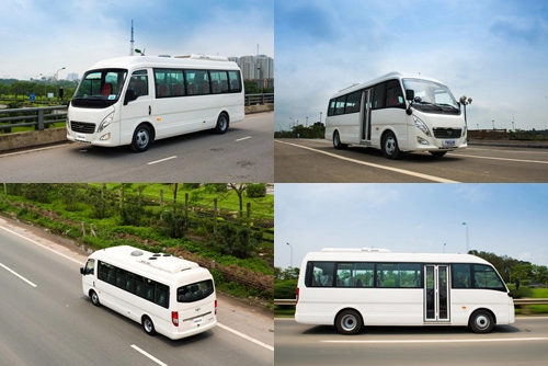  daewoo giới thiệu mẫu bus cỡ nhỏ hiện đại cho thị trường việt 