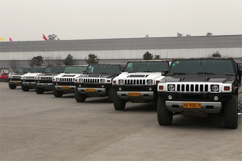  dàn xế khủng hummer ở hong kong 