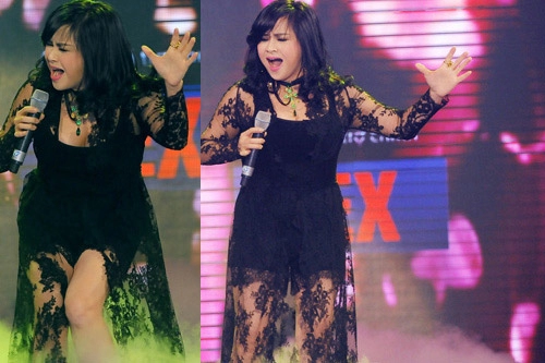 Diva thanh lam yêu thích áo xuyên thấu
