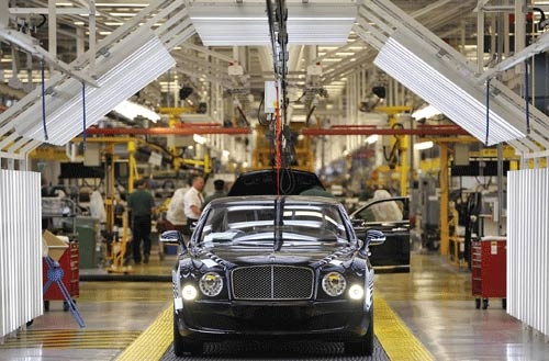 Đột nhập nhà máy sản xuất bentley mulsanne