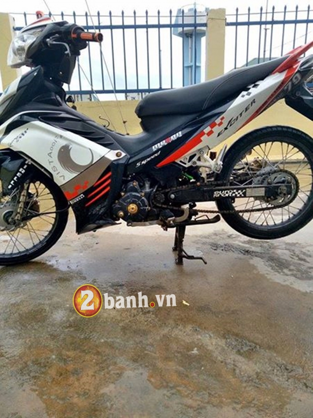 Exciter 135 dọn nhẹ với trái 62