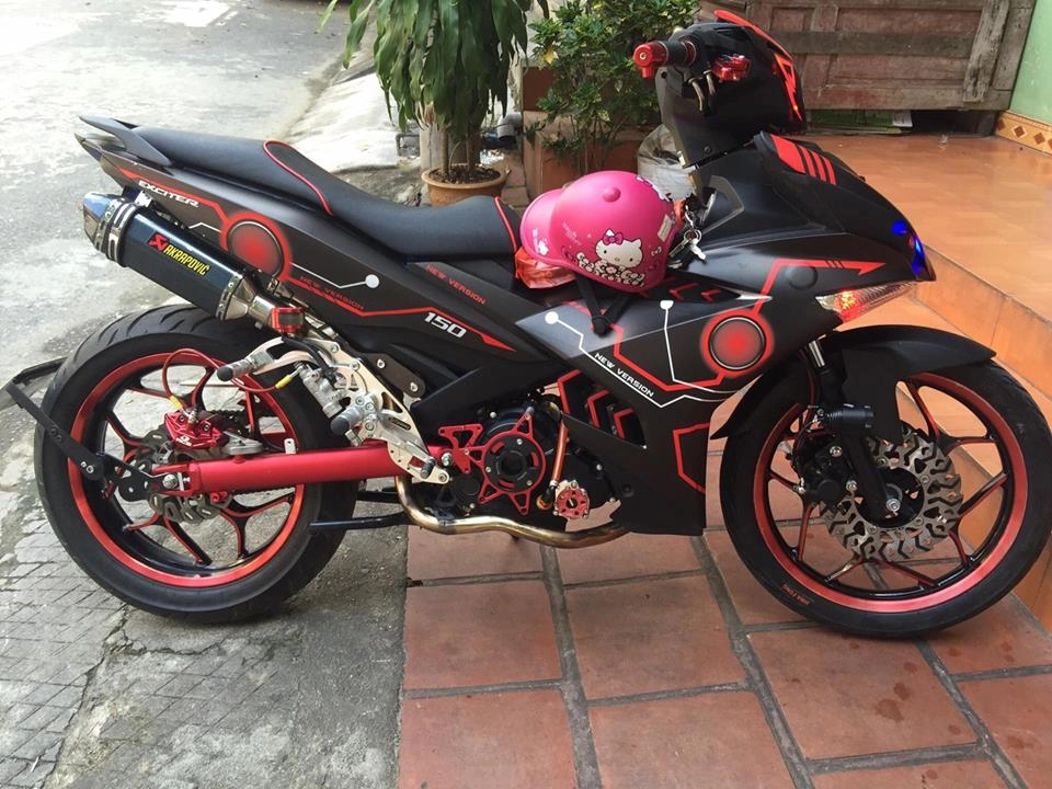 Exciter 150 racingboy với 2 pô đút gầm