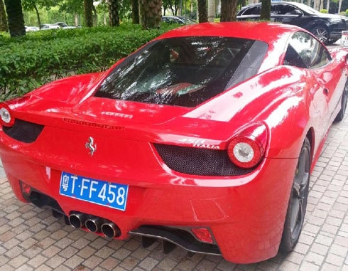  ferrari 458 italy biển số độc 