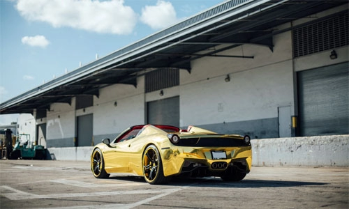  ferrari 458 spider dát vàng của vận động viên bóng chày 