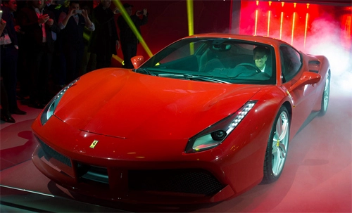  ferrari 488 gtb tại buổi ra mắt 