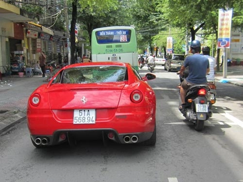 Ferrari 599 gtb độc nhất việt nam xuất hiện