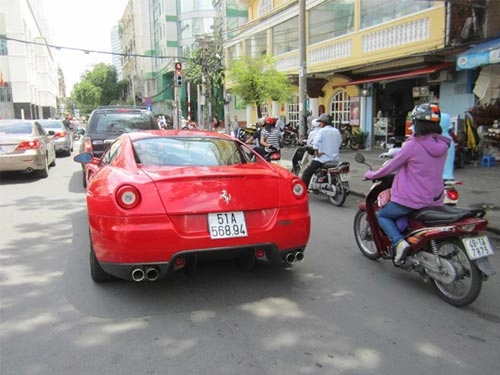 Ferrari 599 gtb độc nhất việt nam xuất hiện