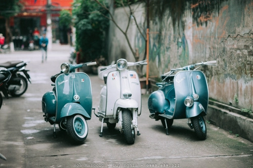 Gặp người sở hữu nhiều vespa cổ nhất thái bình