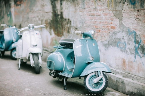 Gặp người sở hữu nhiều vespa cổ nhất thái bình