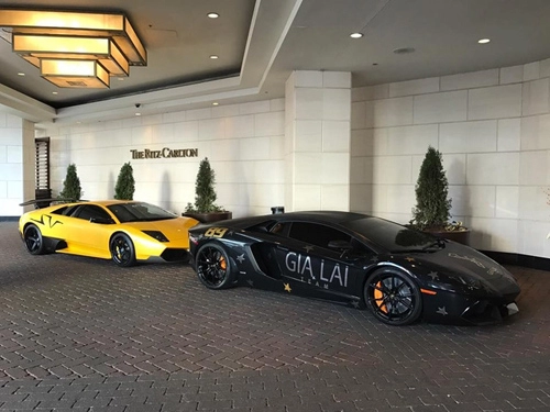 Gia lai team khoe dàn siêu xe lamborghini khủng trên đất mỹ