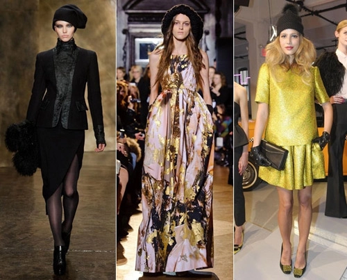 Gợi ý phối đồ cho mũ len thu đông 2013
