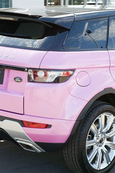  hàng hiếm range rover evoque màu hồng 