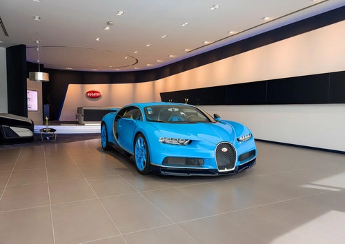 Hãng siêu xe bugatti mở showroom lớn nhất tại dubai