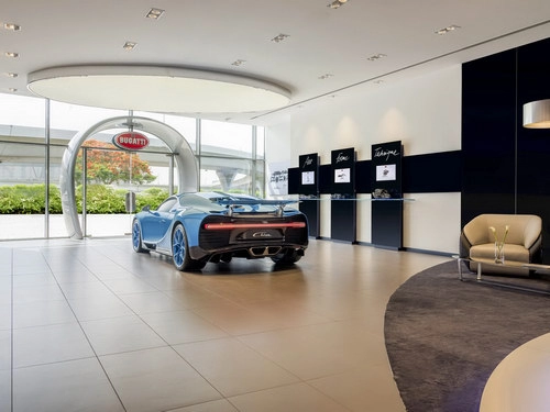 Hãng siêu xe bugatti mở showroom lớn nhất tại dubai